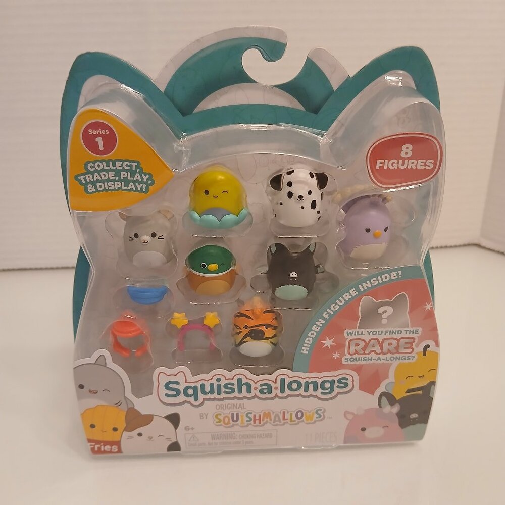 Squishmallows Squish-a-Longs Mini Squish 1 Inch Figures 8 Pack Series 1